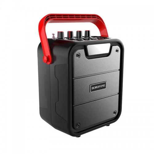 Акустика-караоке BOROFONE Cool karaoke BT speaker bp7 |10W, BT5.0 AUX, FM, TF, USB, 4800mAh| black