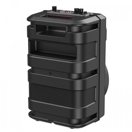 Акустика-караоке HOCO Mature outdoor BT speaker BS46 |10W, BT5.0, TWS, AUX, TF, USB, FM, 3Hours| black