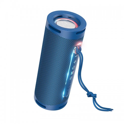 Акустика HOCO Dazzling Pulse sports BT speaker HC9 |BT5.1, TWS, AUX, FM, TF, USB, 5Hours, 5W| blue
