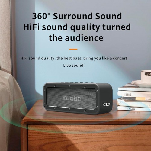 Акустика xdobo Wake 1983 IPX7 |BT5.0, AUX, 25x2W, TWS, 10h Max| black