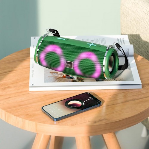 Акустика Hoco Sports BT speaker HC12 IPX4 |BT5.0, USB/AUX/TF/FM, 2h| Camouflage-Green