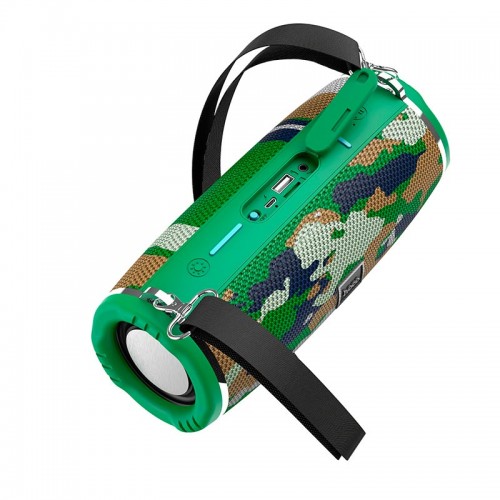 Акустика Hoco Sports BT speaker HC12 IPX4 |BT5.0, USB/AUX/TF/FM, 2h| Camouflage-Green