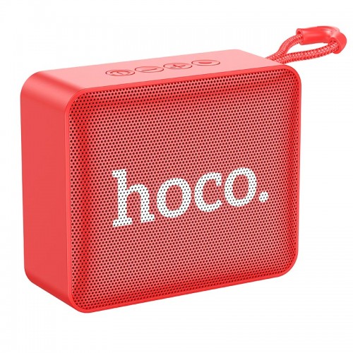 Акустика Hoco Gold brick sports BT speaker bs51 |BT5.1, TWS, USB/AUX/TF/FM, 4h| red