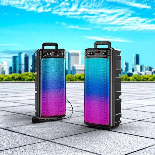 Акустика-караоке HOCO Billowing outdoor BT speaker BS52 |TWS, BT5.0, 10Wx2, 3h|