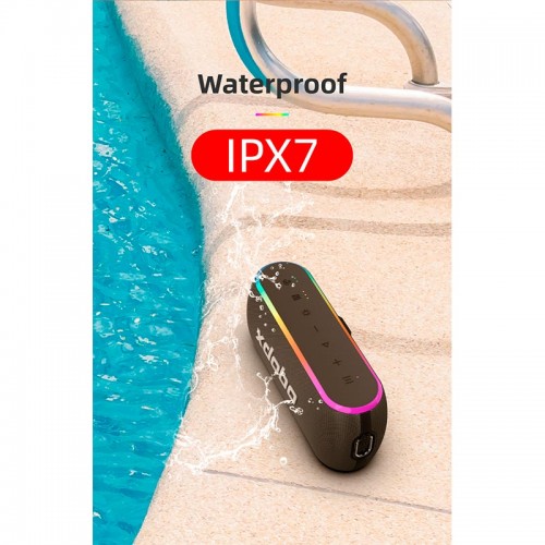 Акустика xdobo x8 III IPX7 |BT5.3, EQ, 2*30W, TWS, AUX/TF/USB, 12h Max| black