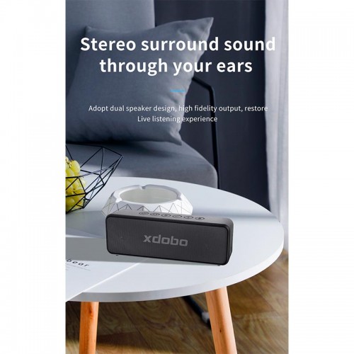 Акустика xdobo X5 IPX6 |BT5.0, DSP, 30W, TWS, AUX/TF/USB, 8h Max|