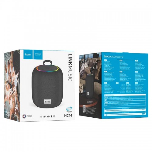 Акустика Hoco Link sports TWS speaker HC14 |BT5.2, AUX/TF/USB/FM, 3h| black