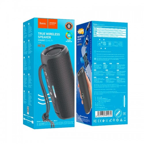 Акустика HOCO HC16 vocal sports BT speaker IPX4 |BT5.3, AUX/FM/USB/TF| pink