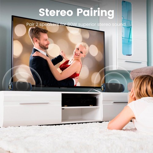 Акустика Sounarc R1 IPX6 |BT5.3, AUX/TF, 40W, TWS, 16h Max| black