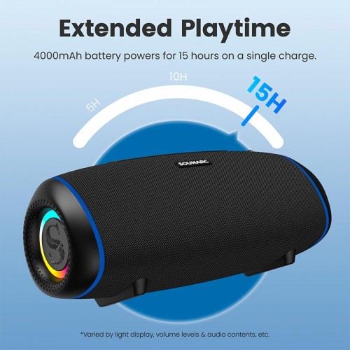 Акустика Sounarc R1 IPX6 |BT5.3, AUX/TF, 40W, TWS, 16h Max| red