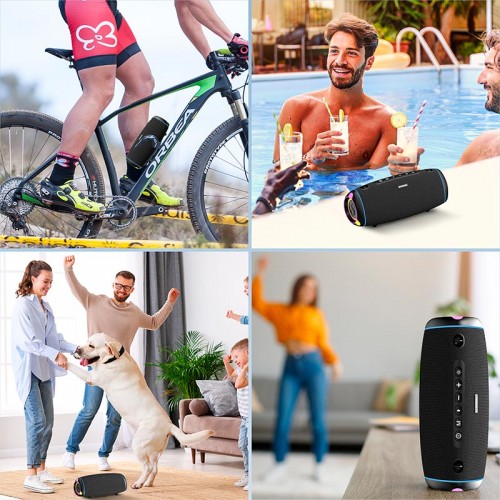 Акустика Sounarc R2 IPX6 |BT5.3, AUX/TF, 60W, TWS, 12h Max| red