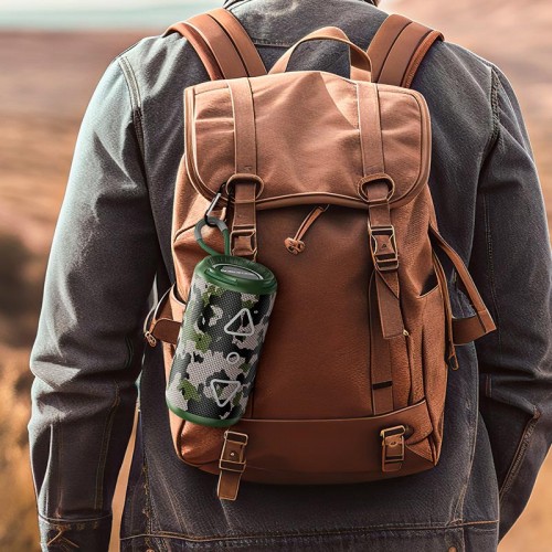 Акустика Borofone Noble sports BT speaker BR37 |BT5.3, USB/TF/FM/AUX, TWS, 5Wx2, 2h| Camouflage-Green