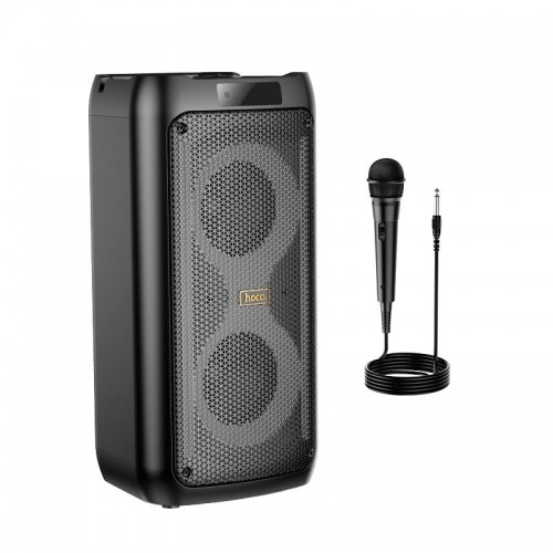 Акустика-караоке HOCO Danny outdoor BT speaker HA6 |BT5.3/USB/AUX/TF/FM, 15W*2, TWS, 5h|