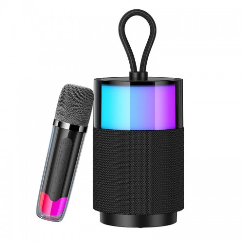Акустика-караоке USAMS Wireless Speaker with Microphone US-YX013 |BT5.3, AUX/USB/TF| black