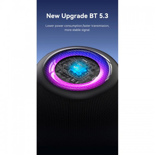 Акустика USAMS Mini Wireless BT Speaker US-YX014 1200mAh |BT5.3, TWS| black