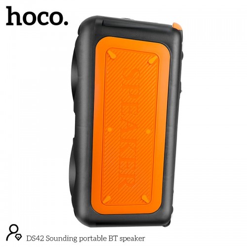 Акустика-караоке Hoco Sounding BT speaker DS42 |BT5.0, TWS, AUX/USB/TF/FM, 30W| black