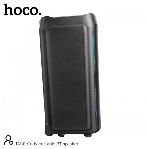 Акустика-караоке Hoco Cody Portable BT speaker DS41 |BT5.0, TWS, AUX/USB/TF/FM, 40W|