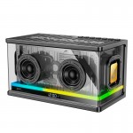 Акустика Hoco Flash cold energy 2.1 настольная BT колонка BS62 |BT5.4, 40W, TWS/USB/TF, 8ч| черная