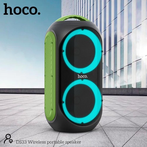 Акустика-караоке Hoco Wireless portable speaker DS33 |BT5.0, USB/TF, 30W| black