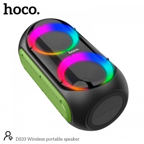 Акустика-караоке Hoco Wireless portable speaker DS33 |BT5.0, USB/TF, 30W| black