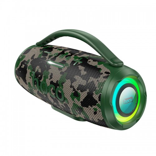 Акустика Hoco Surge outdoor BT speaker HA4 mini |BT5.4, TF/USB/AUX/FM/TWS, 15W*2, 4h| black