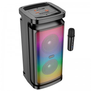 Акустика-караоке BOROFONE Vida BT speaker with microphone BP25 |10Wx2, BT5.4, USB/AUX/TWS, 4h| black