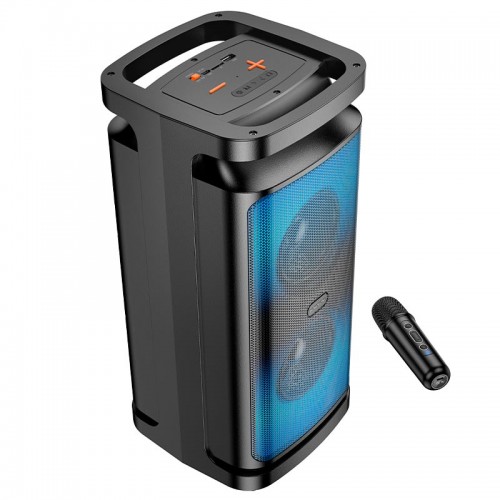 Акустика-караоке BOROFONE Vida BT speaker with microphone BP25 |10Wx2, BT5.4, USB/AUX/TWS, 4h| black