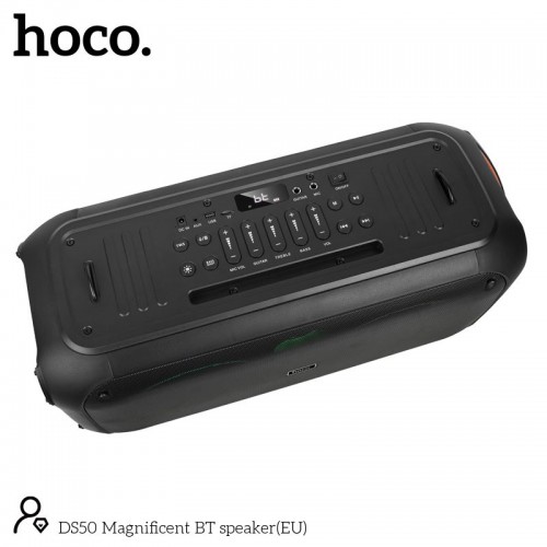 Акустика HOCO Magnificent BT speaker DS50 |BT5.3, FM/USB/AUX/TF, 50W, 7h| black