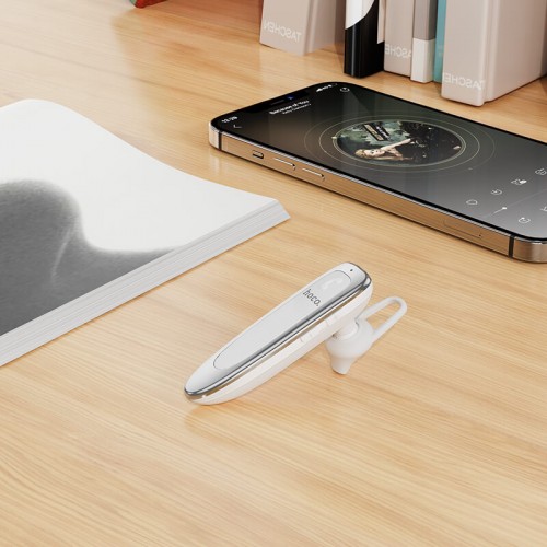 Блютуз-гарнітура HOCO Brightness business BT headset E60 |BT5.0, 10Hours| black