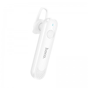 Блютуз-гарнітура HOCO Diamond business BT headset E63  |BT5.0, 6h, L/R Ears| white