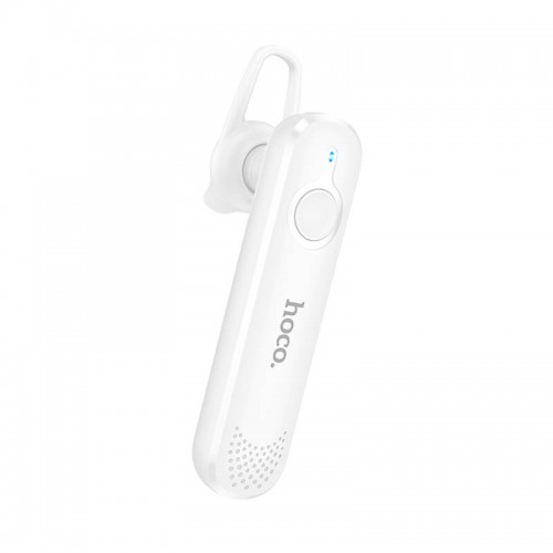 Блютуз-гарнітура HOCO Diamond business BT headset E63 |BT5.0, 6h, L/R Ears| white