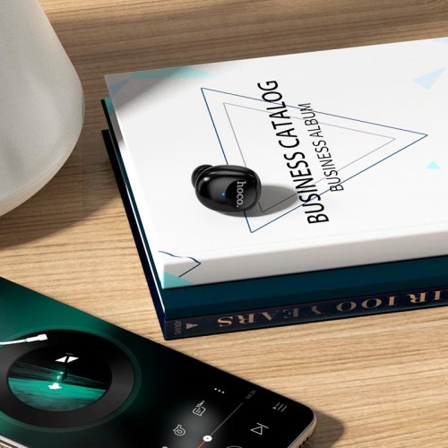 Блютуз-гарнітура Hoco BT headset E64 mini |BT5.3, 100h| black
