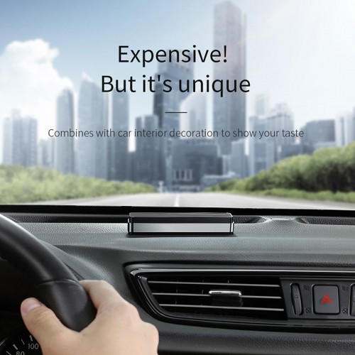 Візитка BASEUS на панель автомобіля Moonlight (ACNUM-B0G) grey