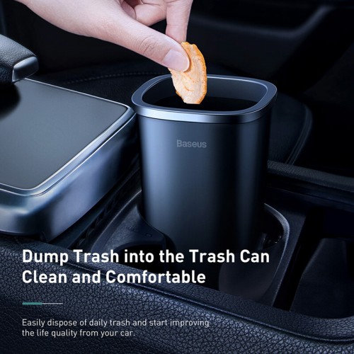 Мусорное ведро BASEUS Dust-free Vehicle-mounted Trash Can |TrashBag 3 roll/90pcs, 0.8L| |CRLJT-A01|
