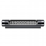 Візитка BASEUS на панель автомобіля Temporary Parking number Card (ACNUM-01) black