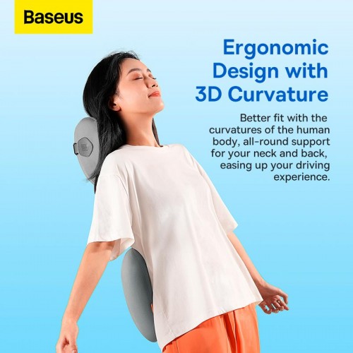 Підголівник Baseus ComfortRide Series Car Headrest Pillow grey