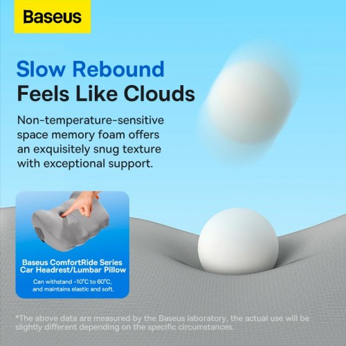 Підголівник Baseus ComfortRide Series Car Headrest Pillow grey