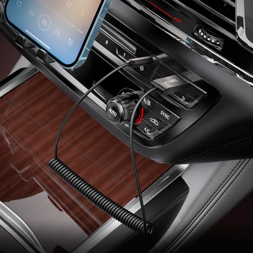 Адаптер HOCO Benefit car AUX BT receiver with cable E78 |BT5.3, 1.2m| black