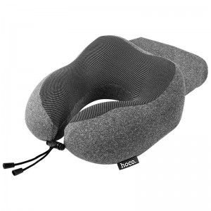 Подушка дорожня Hoco slow rebound memory foam U-shaped pillow HX70 black