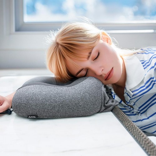 Подушка дорожня Hoco slow rebound memory foam U-shaped pillow HX70 black