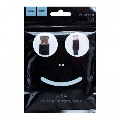 Кабель HOCO lightning X13 |1m, 2.4A|