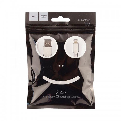 Кабель HOCO lightning X13 |1m, 2.4A|
