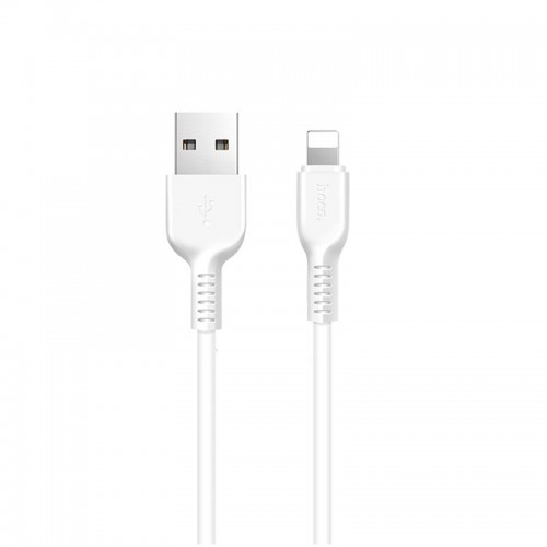 Кабель Hoco lightning X13 |1m, 2.4A| white