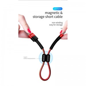 Кабель JOYROOM Lightning Magnetic Storage Portable series S-M372 |0.15M, 3.4A| blue