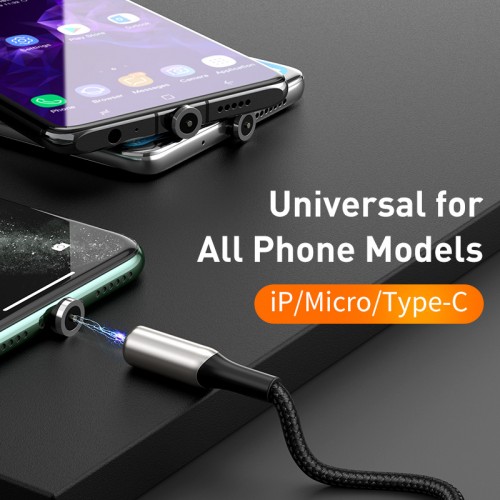 Кабель Baseus Lightning Zinc Magnetic (Charging) |1m, 2A| green