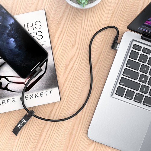 Кабель Hoco Lightning Puissant Silicone U83 |1.2m, 2.4A|