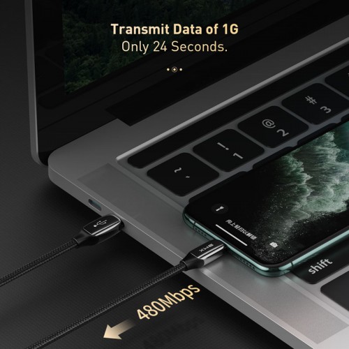 Кабель Baseus Type-C to Lightning BMX Sequins Mfi certified |1.2,18W/2.4A, PD| (CATLLP-A01)