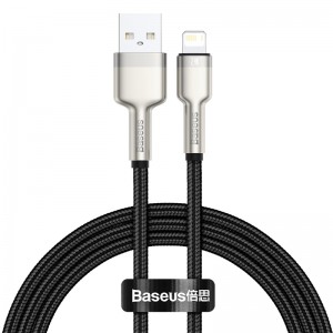Кабель BASEUS Lightning Cafule Series Metal Data Cable |1M, 2.4A| (CALJK-A05)