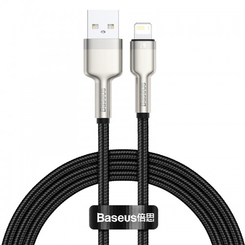 Кабель BASEUS Lightning Cafule Series Metal Data Cable |1M, 2.4A| (CALJK-A05)