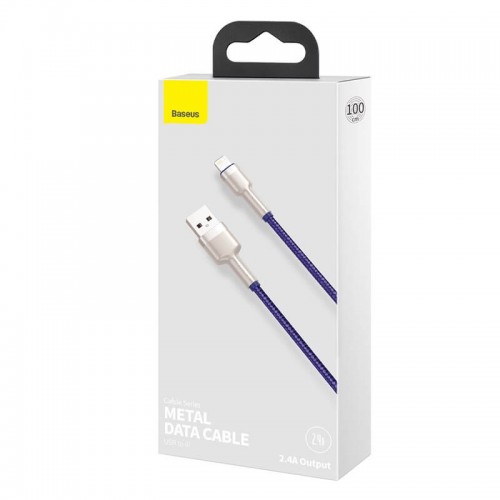 Кабель BASEUS Lightning Cafule Series Metal Data Cable |1M, 2.4A| (CALJK-A05)